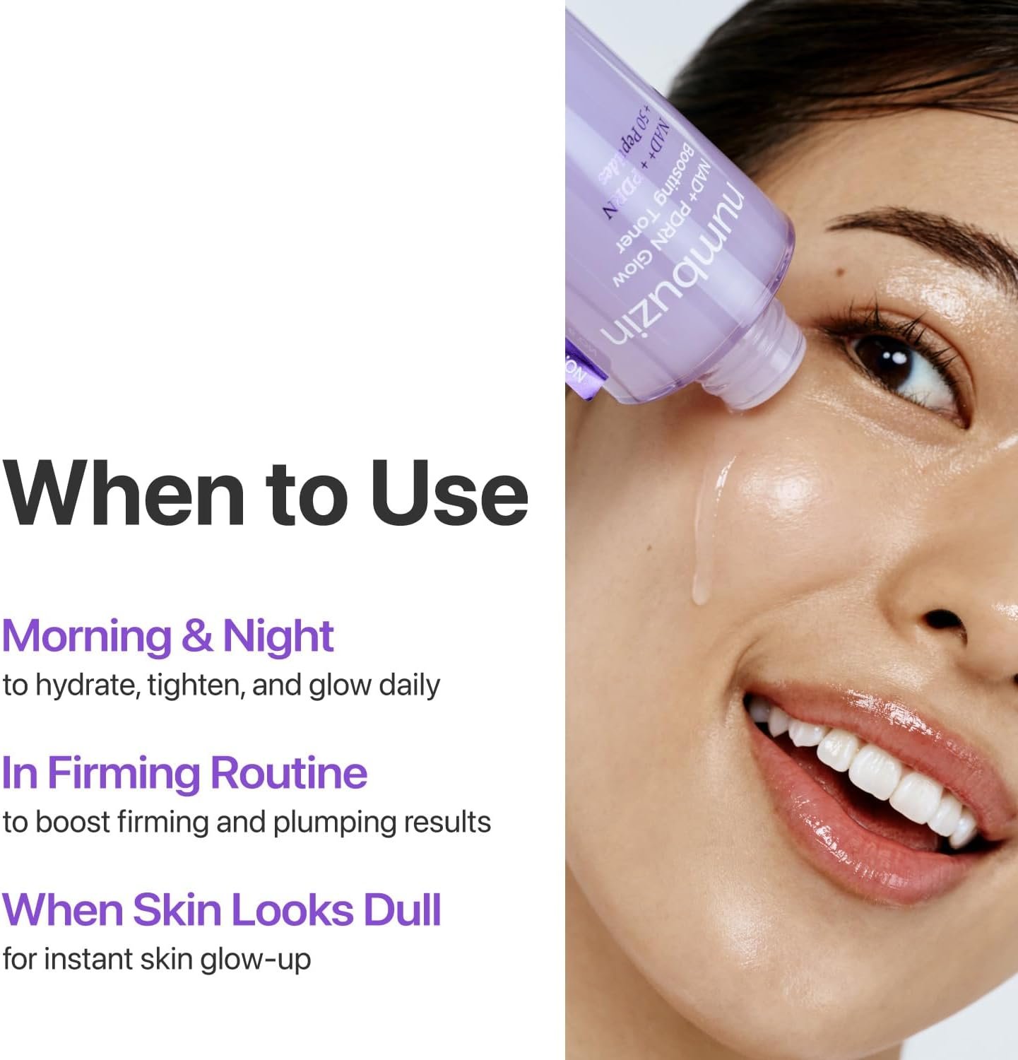 numbuzin No.9 Toner | NAD+ PDRN Glow Boosting Toner | Glowing, Firming, Moisturizing, Elasticity, Wrinkles, Fine Lines, Korean Skin Care | Salmon PDRN, Peptides, NAD | Essence for
